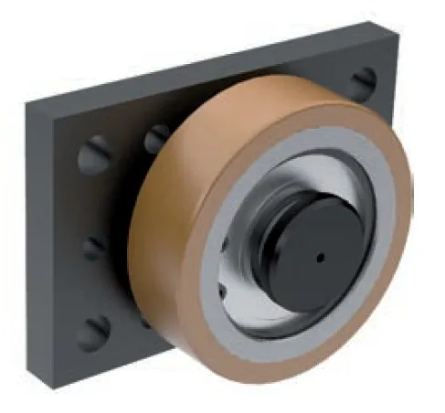 V 6250 P AP Аксиальный подшипник Winkel с покрытием VULKOLLAN и вставкой OILAMID с крепёжным фланцем