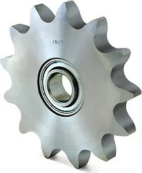 Конвейерная звёздочка с подшипником для цепи 1/2"x3/16" Z=18 PC07018 Sati