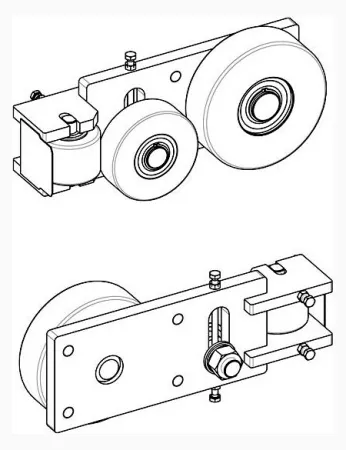 JT-PA 1012 Блок подшипников Winkel с покрытием POLYAMID