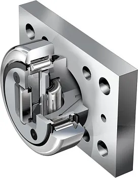 4.053 HT + AP S Подшипник Winkel с прямоугольным крепёжным фланцем