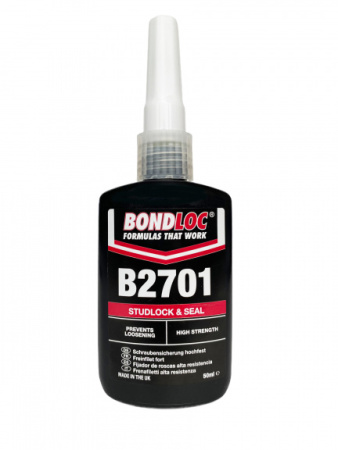 Резьбовой фиксатор высокой прочности для неактивных металлов BONDLOC B2701 - Studlock (Green)