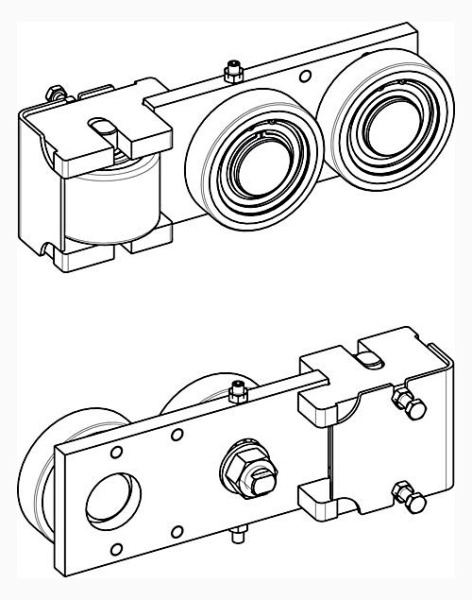 JT-V 1012 Блок подшипников Winkel с покрытием VULKOLLAN